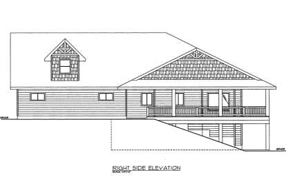 Northwest House Plan #039-00566 Elevation Photo