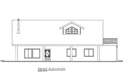 Traditional House Plan #039-00567 Elevation Photo