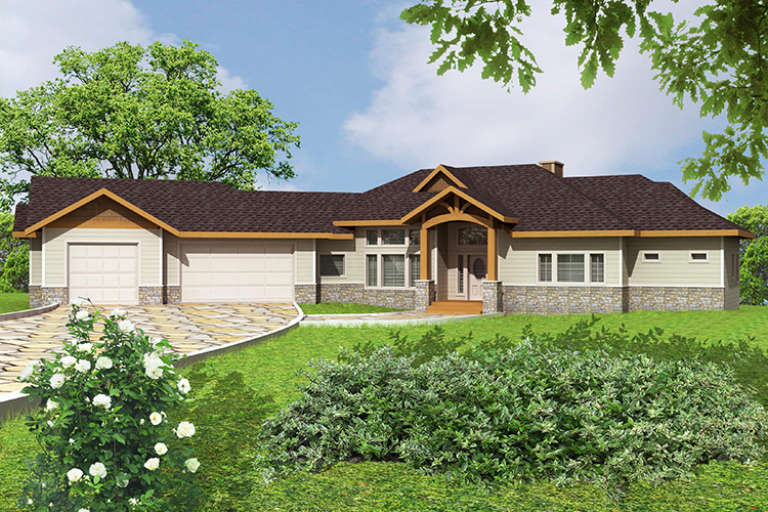 House Plan House Plan #17343 Front Elevation