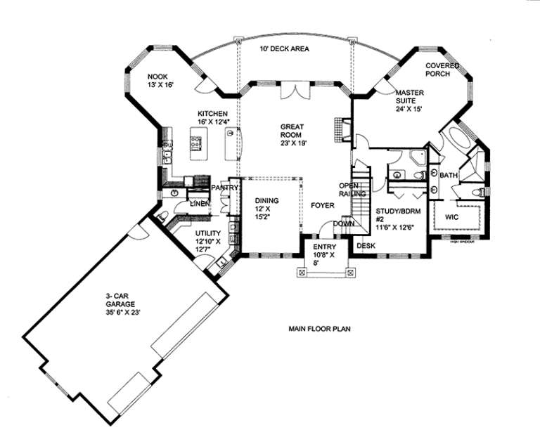 House Plan House Plan #17343 Drawing 1