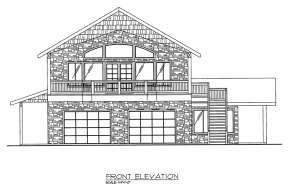 Northwest House Plan #039-00572 Elevation Photo