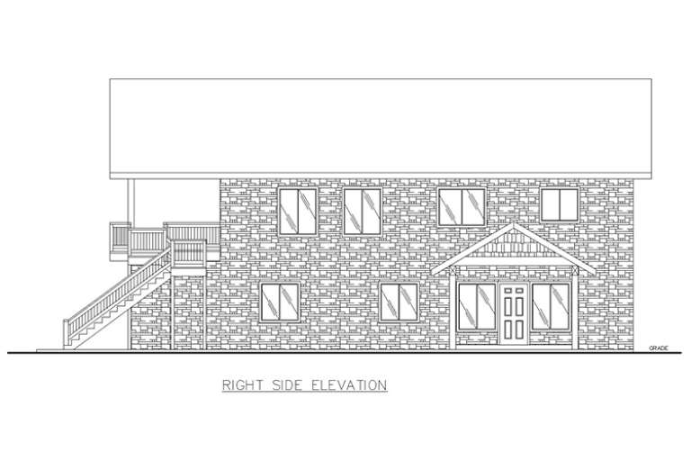 Northwest House Plan #039-00572 Elevation Photo