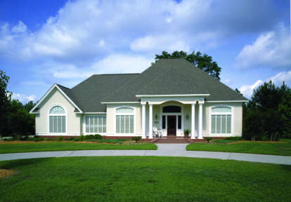 European House Plan #048-00088 Elevation Photo