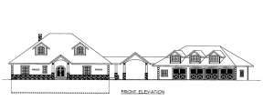 Modern House Plan #039-00576 Elevation Photo