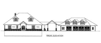 Modern House Plan #039-00576 Elevation Photo