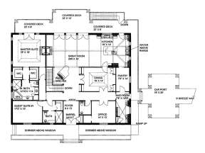 Main Floor Plan for House Plan #039-00576