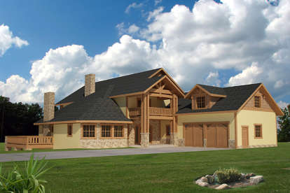 4 Bed, 4 Bath, 6970 Square Foot House Plan - #039-00578