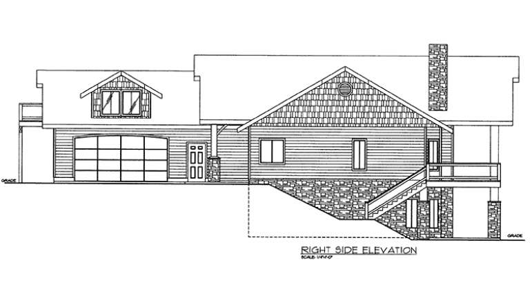 Northwest House Plan #039-00580 Elevation Photo