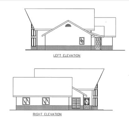 Vacation House Plan #039-00583 Elevation Photo