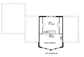 Upper Floor Plan for House Plan #039-00583