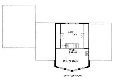 Upper Floor Plan for House Plan #039-00583
