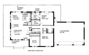 Main Floor Plan for House Plan #039-00584