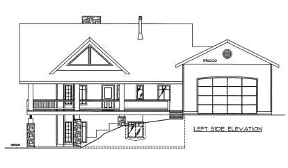 Mountain House Plan #039-00585 Elevation Photo