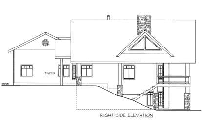 Mountain House Plan #039-00585 Elevation Photo