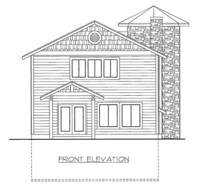 Northwest House Plan #039-00588 Elevation Photo