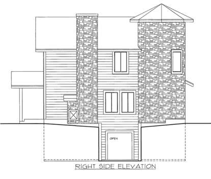 Northwest House Plan #039-00588 Elevation Photo