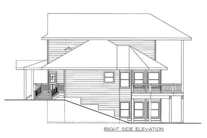 Northwest House Plan #039-00589 Elevation Photo