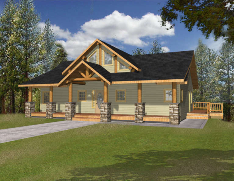 House Plan House Plan #1737 Front Elevation
