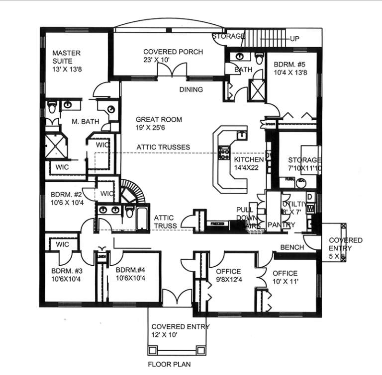 House Plan House Plan #17370 Drawing 1