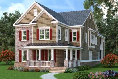 4 Bed, 4 Bath, 4525 Square Foot House Plan - #009-00272