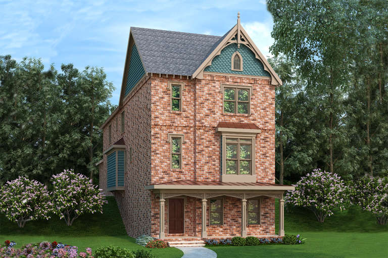 House Plan House Plan #17373 Front Elevation 