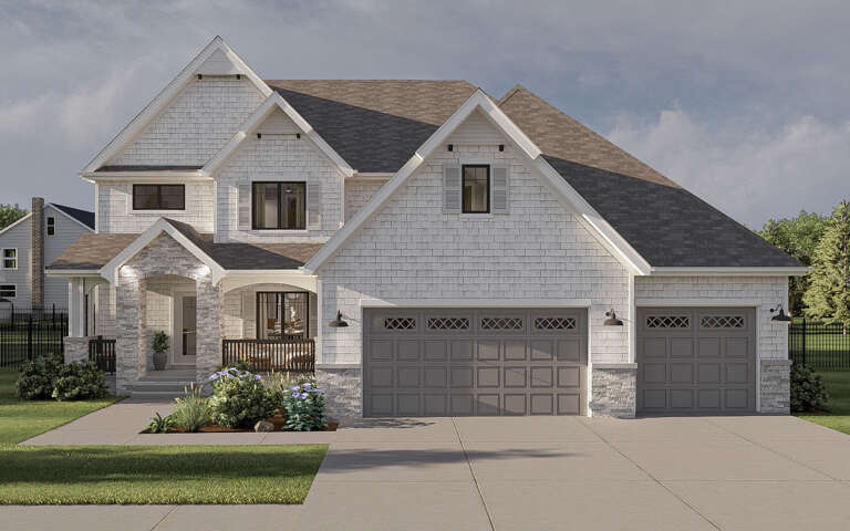 House Plan House Plan #17374 Front Elevation 