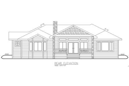 Craftsman House Plan #039-00599 Elevation Photo