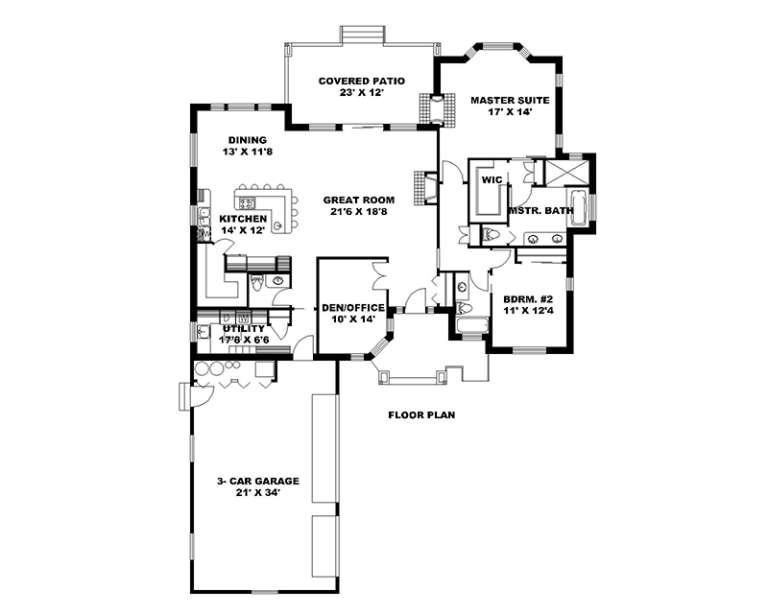 House Plan House Plan #17377 Drawing 1