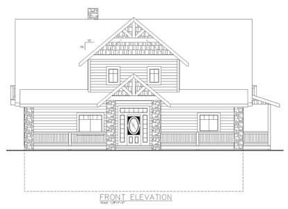 Farmhouse House Plan #039-00600 Elevation Photo