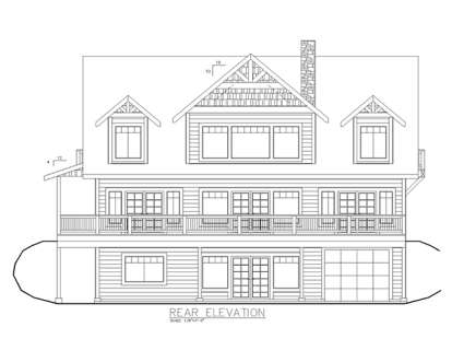 Farmhouse House Plan #039-00600 Elevation Photo