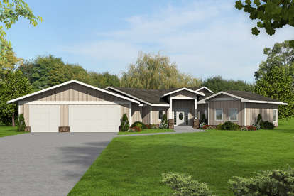 5 Bed, 3 Bath, 2943 Square Foot House Plan - #039-00601