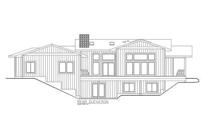 Modern House Plan #039-00601 Elevation Photo