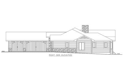 Ranch House Plan #039-00603 Elevation Photo