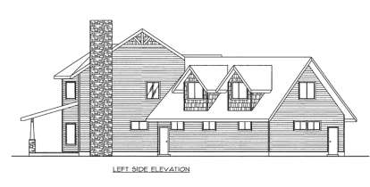 Country House Plan #039-00605 Elevation Photo