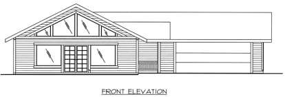 Country House Plan #039-00606 Elevation Photo