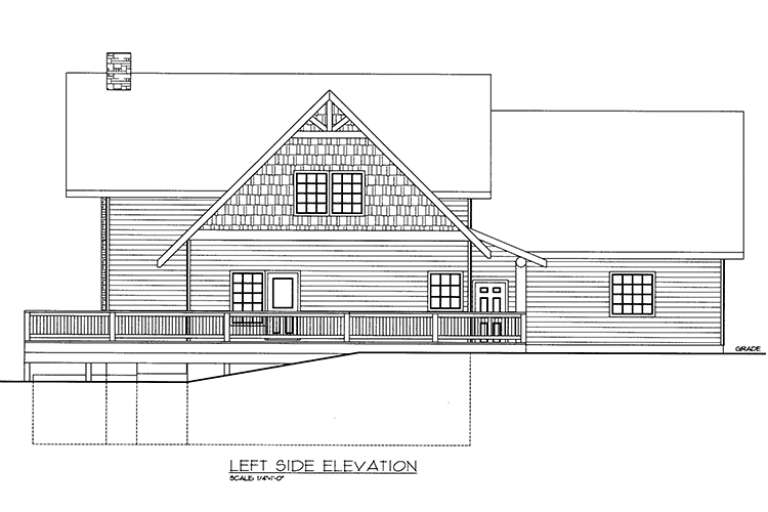 Mountain House Plan #039-00608 Elevation Photo