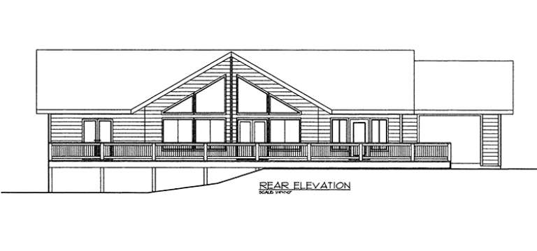 Northwest House Plan #039-00612 Elevation Photo