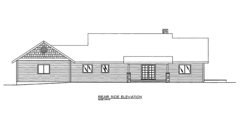 Northwest House Plan #039-00618 Elevation Photo
