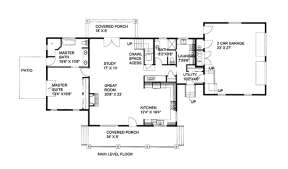Main Floor Plan for House Plan #039-00618