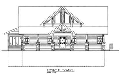 Northwest House Plan #039-00619 Elevation Photo