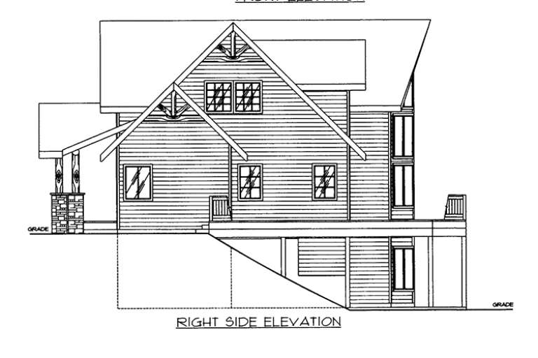 Northwest House Plan #039-00619 Elevation Photo