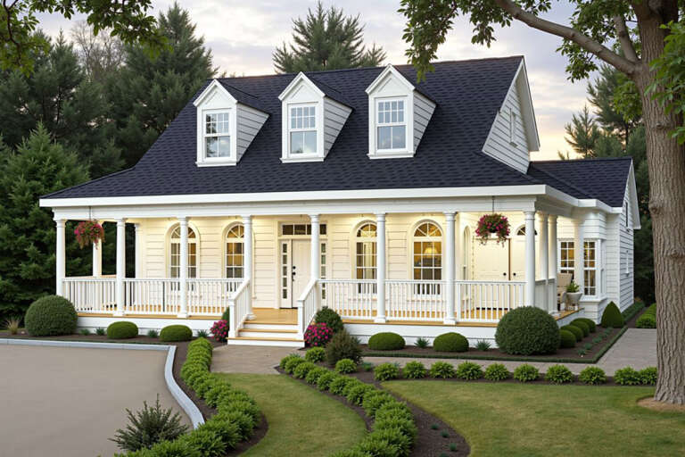 House Plan House Plan #174 Angled Front Elevation