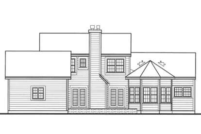 Country House Plan #033-00017 Elevation Photo