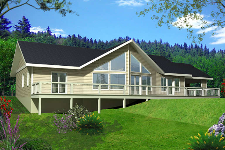 Northwest House Plan #039-00621 Elevation Photo