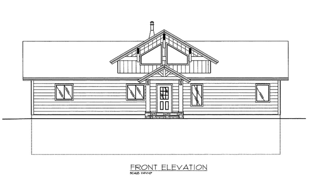 Northwest House Plan #039-00622 Elevation Photo