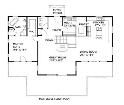 House Plan House Plan #17401 Drawing 1
