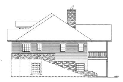 Northwest House Plan #039-00623 Elevation Photo