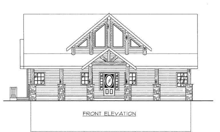 Northwest House Plan #039-00624 Elevation Photo