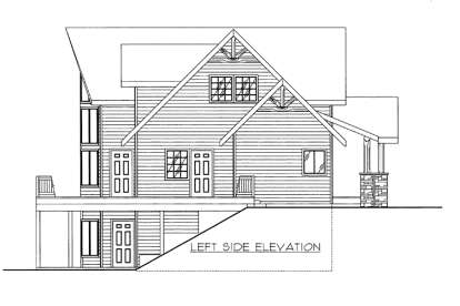 Northwest House Plan #039-00624 Elevation Photo