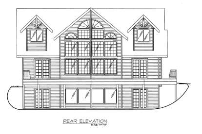 Northwest House Plan #039-00624 Elevation Photo